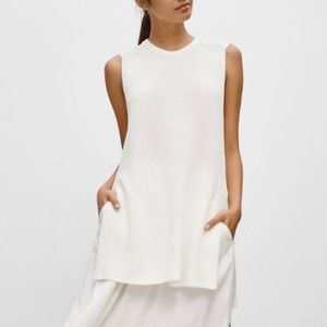 Aritzia Wilfred Palmier White Tank in XS